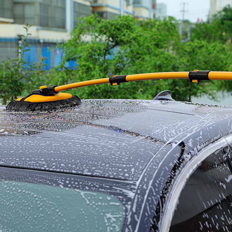 Car Cleaning Mop with Long Handle and Soft Bristles